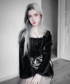 ALTERBABE CLOTHING Immortal Bell Sleeve Top