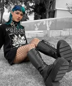 ALTERBABE FOOTWEAR Stomp You Out Platform Boots