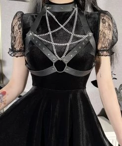 ALTERBABE NEW Evil Nights Harness Dress