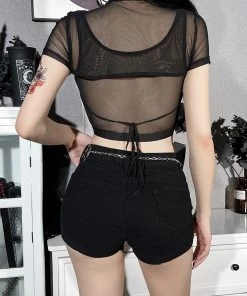 ALTERBABE NEW Fatal Attraction Mesh Top