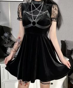 ALTERBABE NEW Evil Nights Harness Dress