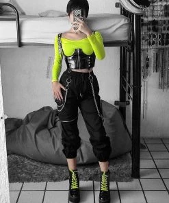 ALTERBABE CLOTHING Break The Chain Cargo Pants