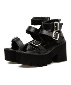 ALTERBABE Bondage Platform Sandals FOOTWEAR