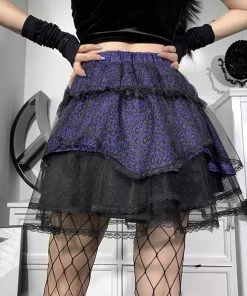 ALTERBABE CLOTHING Haunt You Ruffle Skirt
