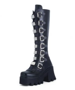 ALTERBABE FOOTWEAR Hysteria Platform High Knee Boots