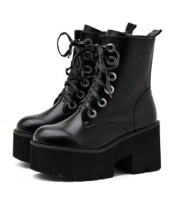 ALTERBABE Punk Poppin Lace Up Boots FOOTWEAR