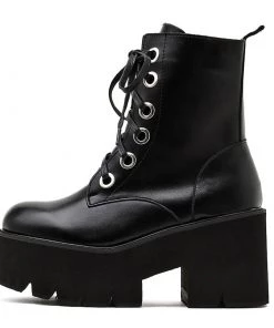 ALTERBABE Punk Poppin Lace Up Boots FOOTWEAR