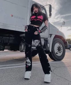 ALTERBABE CLOTHING Rules To Break Buckle Pants