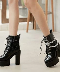 ALTERBABE Sassy Stepper Lace Up Boots FOOTWEAR