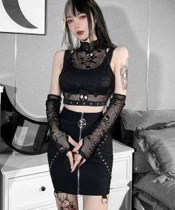 ALTERBABE Sweet Revenge Top And Gloves Set