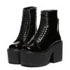 ALTERBABE FOOTWEAR Shock Lace-Up Platform Boots
