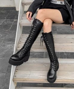 ALTERBABE FOOTWEAR Stomp You Out Platform Boots