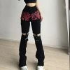 ALTERBABE CLOTHING Tribal Cut Out Pants