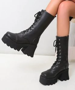 ALTERBABE Step It Up Platform Boots