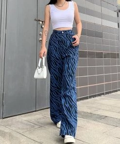 ALTERBABE Wildly Bad Zebra Jeans CLOTHING