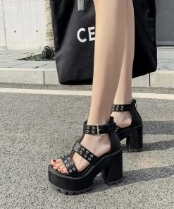 ALTERBABE Counting Down Gladiator Heels