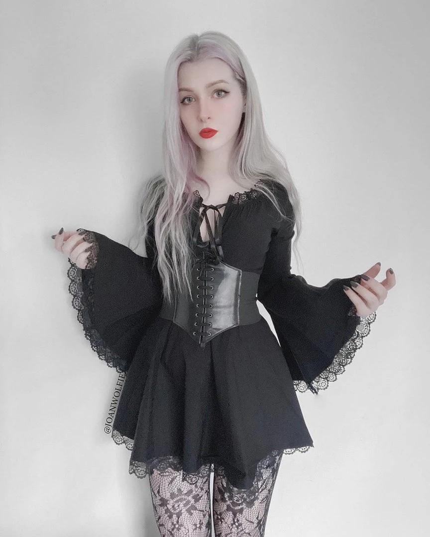 ALTERBABE CLOTHING Bad Romance Flare Sleeve Dress