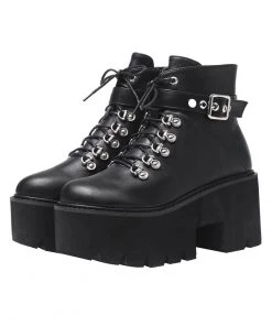 ALTERBABE Goin' Rough Platform Boots