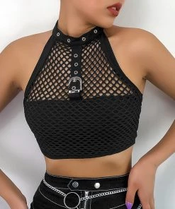 ALTERBABE Caged Encounter Crop Top CLOTHING