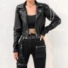 ALTERBABE Chained Moto Jacket