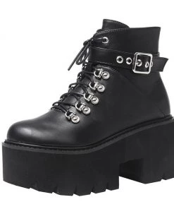 ALTERBABE Goin' Rough Platform Boots