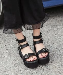 ALTERBABE Bondage Platform Sandals FOOTWEAR
