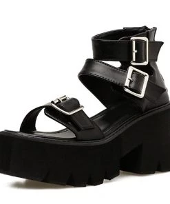 ALTERBABE Bondage Platform Sandals FOOTWEAR