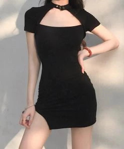 ALTERBABE CLOTHING Baddie Choker Dress