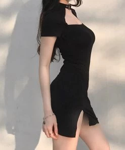 ALTERBABE CLOTHING Baddie Choker Dress