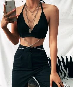 ALTERBABE Chained Up Bra Top