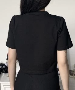 ALTERBABE Madness Ruched Crop Top CLOTHING