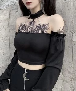 ALTERBABE Hurts So Good Off-Shoulder Top CLOTHING