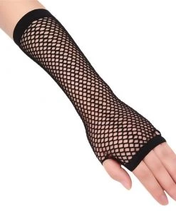 ALTERBABE Don't Cross Me Fishnet Gloves NEW