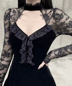 ALTERBABE CLOTHING Immortal Velvet Flare Dress