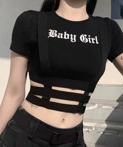ALTERBABE BB Girl Cropped Tee CLOTHING