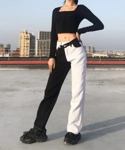 ALTERBABE Monochrome Soul Jeans Pants