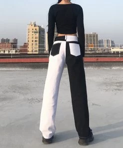 ALTERBABE Monochrome Soul Jeans Pants