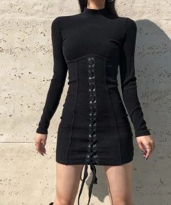 ALTERBABE Brutal Ballad Lace-Up Dress CLOTHING