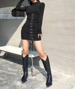 ALTERBABE Brutal Ballad Lace-Up Dress CLOTHING