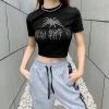 ALTERBABE Black Widow Cropped Tee
