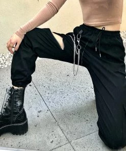 ALTERBABE CLOTHING Break The Chain Cargo Pants