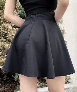 ALTERBABE CLOTHING Obsessed Lace Up Skirt
