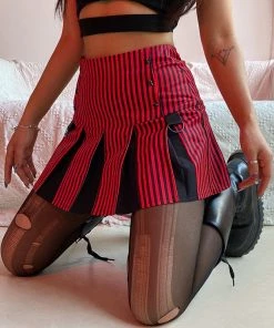 ALTERBABE Anarchy Academy Striped Skirt