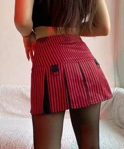 ALTERBABE Anarchy Academy Striped Skirt