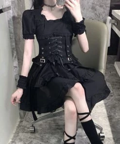 ALTERBABE Heartbreak Hex Mini Dress CLOTHING