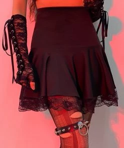ALTERBABE CLOTHING Dark Couture Mini Skirt