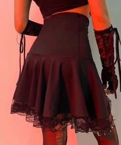 ALTERBABE CLOTHING Dark Couture Mini Skirt