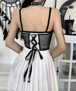 ALTERBABE CLOTHING Sinful Chained Underboob Corset