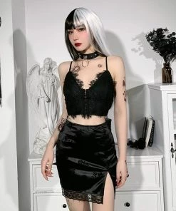 ALTERBABE Sin Floral Mini Skirt