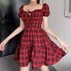 ALTERBABE Just Love Me Plaid Dress CLOTHING